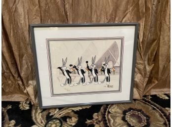 Vintage Limited Edition Signed Virgil Ross Buggs Bunny Cell-Warner Brothers