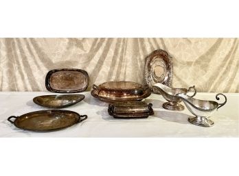 Vintage Assorted Silver Plate Collection