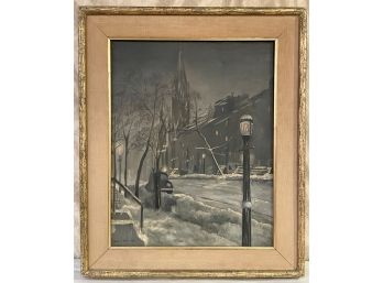 Vintage Oil Painting, Signed And Dated