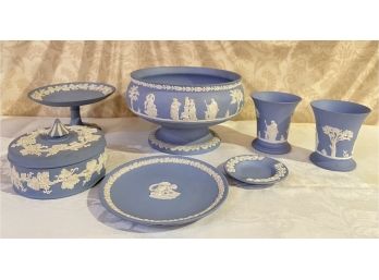 Vintage Wedgwood Blue Jasperware