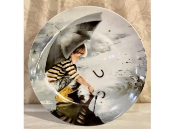 Vintage Donald Zolan Collectors Plate Titled: Touching The Sky