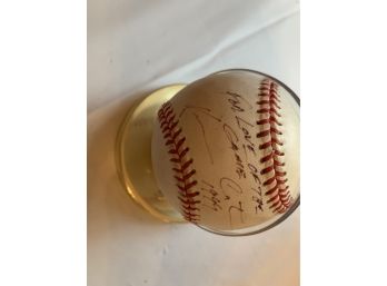 Authentic Kevin Costner” Autographed Baseball Scribed “ For The Love Of The Game”