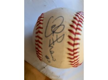 “New York Mets. “ John Franco” Autographed Baseball. Signed In Blue In “ John Franco 31”