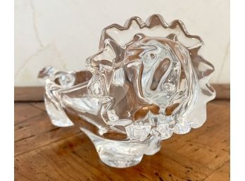 Vintage Lion Glass Dish