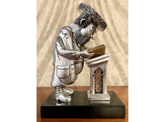 Master Artist Frank Meisler Judaica  Rabbi  Sculpture-$4900.00 Retail Value