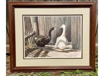 Vintage Signed, Dated & Numbered Print