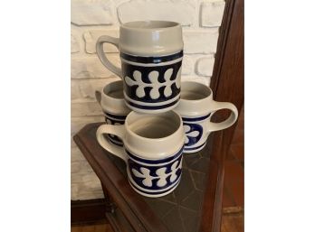 Vintage Williamsburg Style Mugs W/ Makers Mark