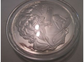 Proof  ISAAC NEWTON Dollar $1 Size REPLICA COIN MEDAL