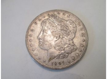 1891 Authentic MORGAN Silver Dollar $1 United States