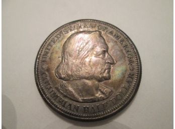 1893 Authentic COLUMBIAN Exposition Half Dollar $.50 United States
