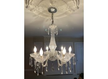 Authentic 'WATERFORD' Crystal  Six Arm Chandelier!