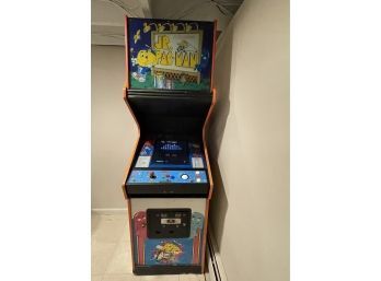 AUTHENTIC   Vintage  'JR. Pac- Man' Video Arcade Game - Ballys- W/ 60 Games- MOVED TO GROUND LEVEL!