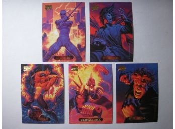 Marvel Masterpieces 1994 - 5 Trading Card Pack - Elektra