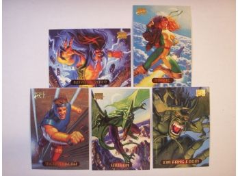 Marvel Masterpieces 1994 - 5 Trading Card Pack - Rogue