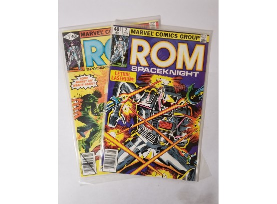 Comic Book Lot - ROM Spaceknight Issues #2 & #3 (Frank Miller Cover Art)