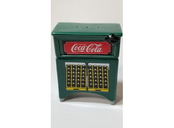 Coca Cola Salt & Pepper Shaker - 2 Piece Stackable Coke Vending Machine