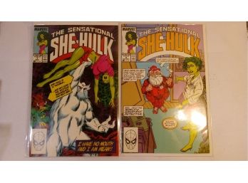 Comic Pack - The Sensational She-Hulk #7 & #8 - John Byrne - Over 30 Years Old