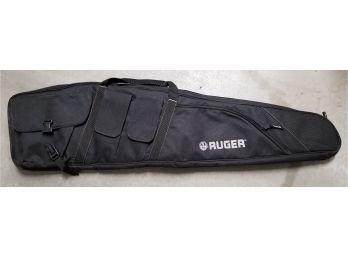 Rifle Carry Bag - Ruger Soft Rifle Padded Gun Case 43' - Zippered Storage &  3 Velcro Storage Pockets