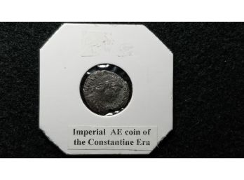 Ancient Roman Coin - Imperial AE Coin From The Constantine Era