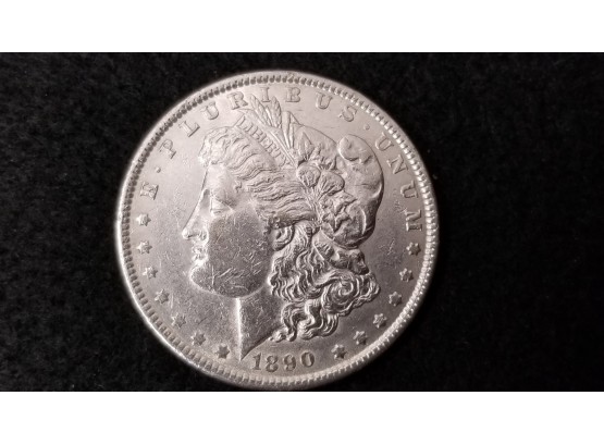US 1890 Morgan Silver Dollar - Fine