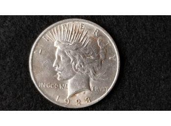 US 1923  Silver Peace Dollar - Fine