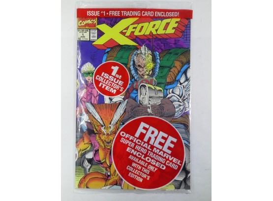 1st Issue! - X-Force #1 Collector's Edition (sealed) - Cable Trading Card - 30 Years Old