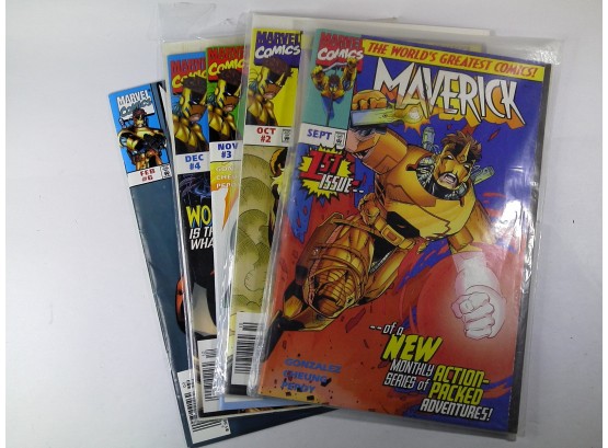 1st Issue! - Maverick Comic Lot - #1-#4 & #6
