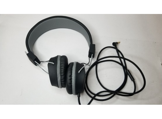 JLab - Neon Wired On-Ear Headphones - Black