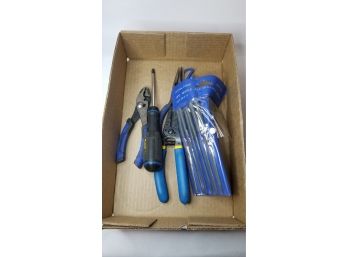 Small Flat Of Tools - Various Tools (blue)
