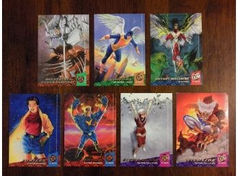 '94 Fleer Ultra X-Men - 7 Trading Card Lot - Wolverine Vs. Silver Samurai, Angel, Mutant Massacre