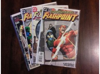Flash Elseworlds Comic Lot - Flashpoint #1-#3, & Flash Annual #7