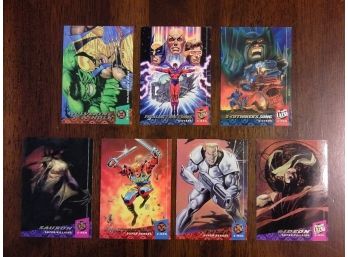 '94 Fleer Ultra X-Men - 7 Trading Card Lot - Wolverine Vs. Hulk, Fatal Attractions, X-cutioner's Song