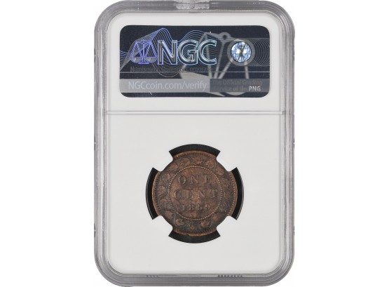 Canada - 1859 One Cent - Narrow 9 Variety - NGC Holder