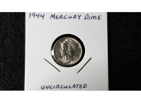 US 1944 Silver Mercury Dime - Uncirculated