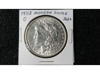 US 1902 O Morgan Silver Dollar - Almost Uncirculated