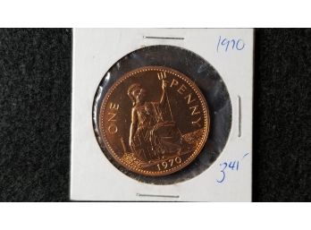 UK - Great Britain 1970 Penny - Mint - Proof/Like