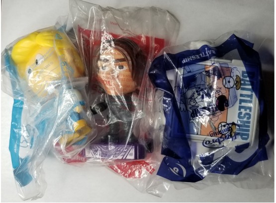 Happy Meal Lot - 3 Happy Meal Toys - Fred, Winter Soldier & Battleship