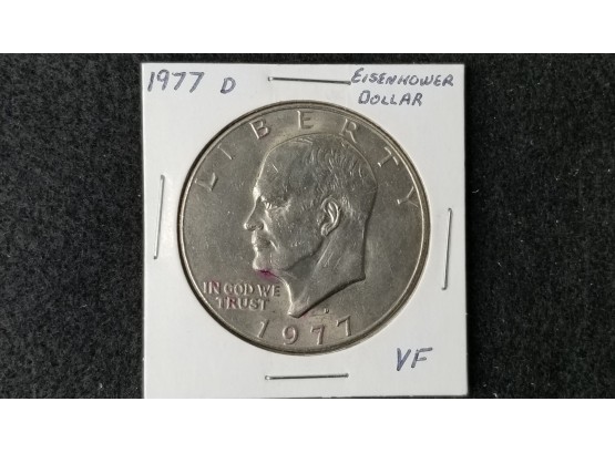 US 1977 D Eisenhower Dollar - Very Fine