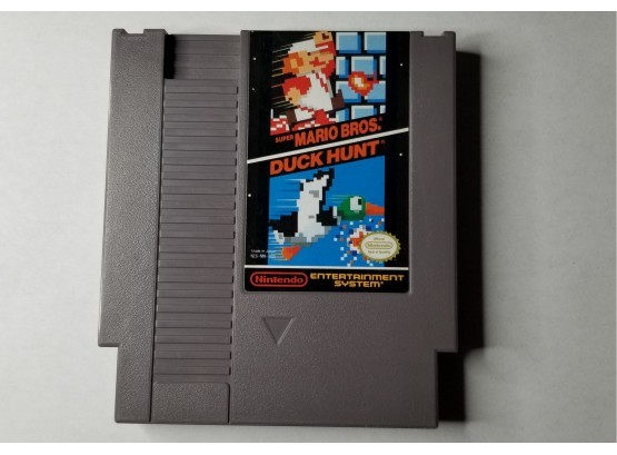 Vintage Game Cartridge - NES Nintendo Super Mario Bros / Duck Hunt