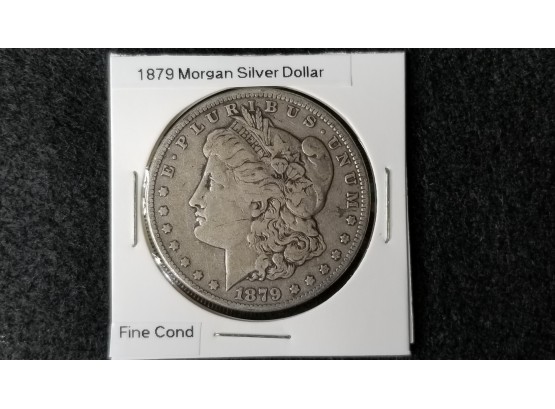 US 1879 Morgan Silver Dollar - Fine