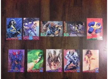'94 Fleer Ultra X-Men - 10 Trading Card Lot - Rogue, Beast, X-Men Blue Team Part 2