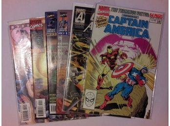 Captain America Comic Lot - 6 Comics