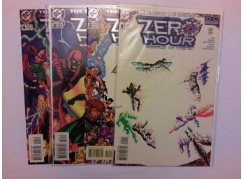 Zero Hour Crisis In Time Comic Lot - Zero Hour #1-#4 - Dan Jurgens