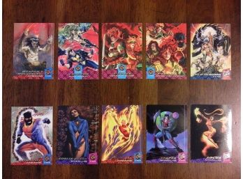 '94 Fleer Ultra X-Men - 10 Trading Card Lot - Weapon X (Wolverine), X-force Part 2, X-force Part 3
