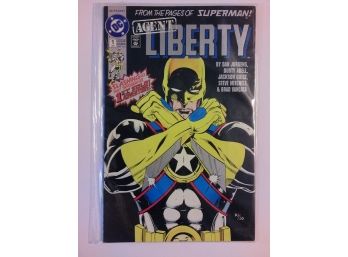Agent Liberty #1 - Silver Metallic Ink Cover - Dan Jurgens