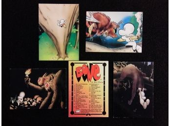 Bone By Jeff Smith Trading Card Lot - 5 Cards - #57, #58, #8, #90, #78 - 1994
