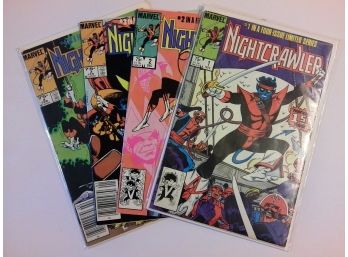 Nightcrawler Miniseries - Complete Set - #1-#4 - Over 30 Years Old