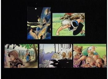 Bone By Jeff Smith Trading Card Lot - 5 Cards - #31, #86, #67, #79, #84 - 1994