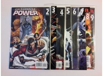 Ultimate Power Comic Lot - #2-#9 - Brian Michael Bendis - J. Michael Straczynski - Greg Land - Jeph Loeb