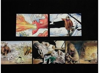 Bone By Jeff Smith Trading Card Lot - 5 Cards - #19, #20, #81, #65, #23 - 1994